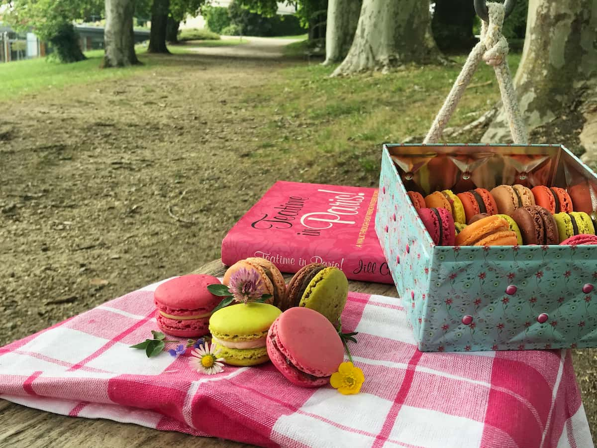 picnic of macarons