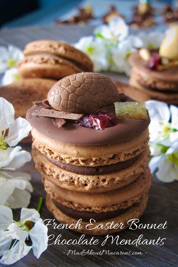 french chocolate mendiants hats