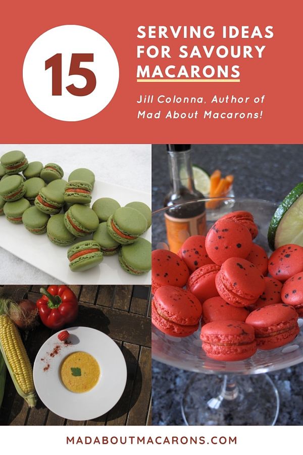 Serving ideas for savoury macarons