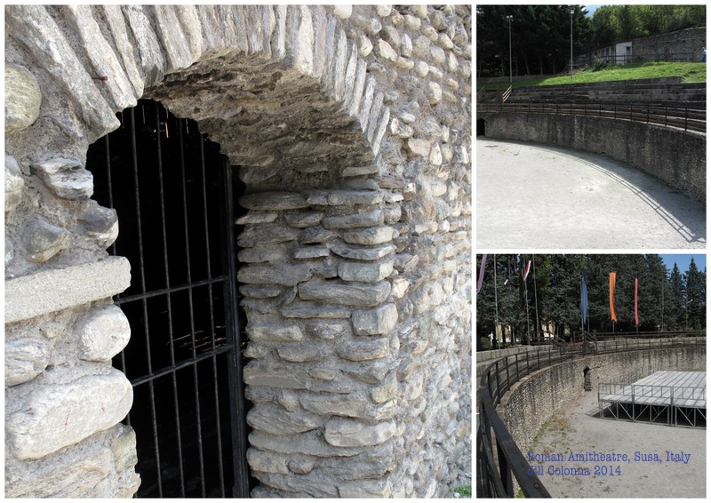 Roman amphitheatre in Susa, Italy