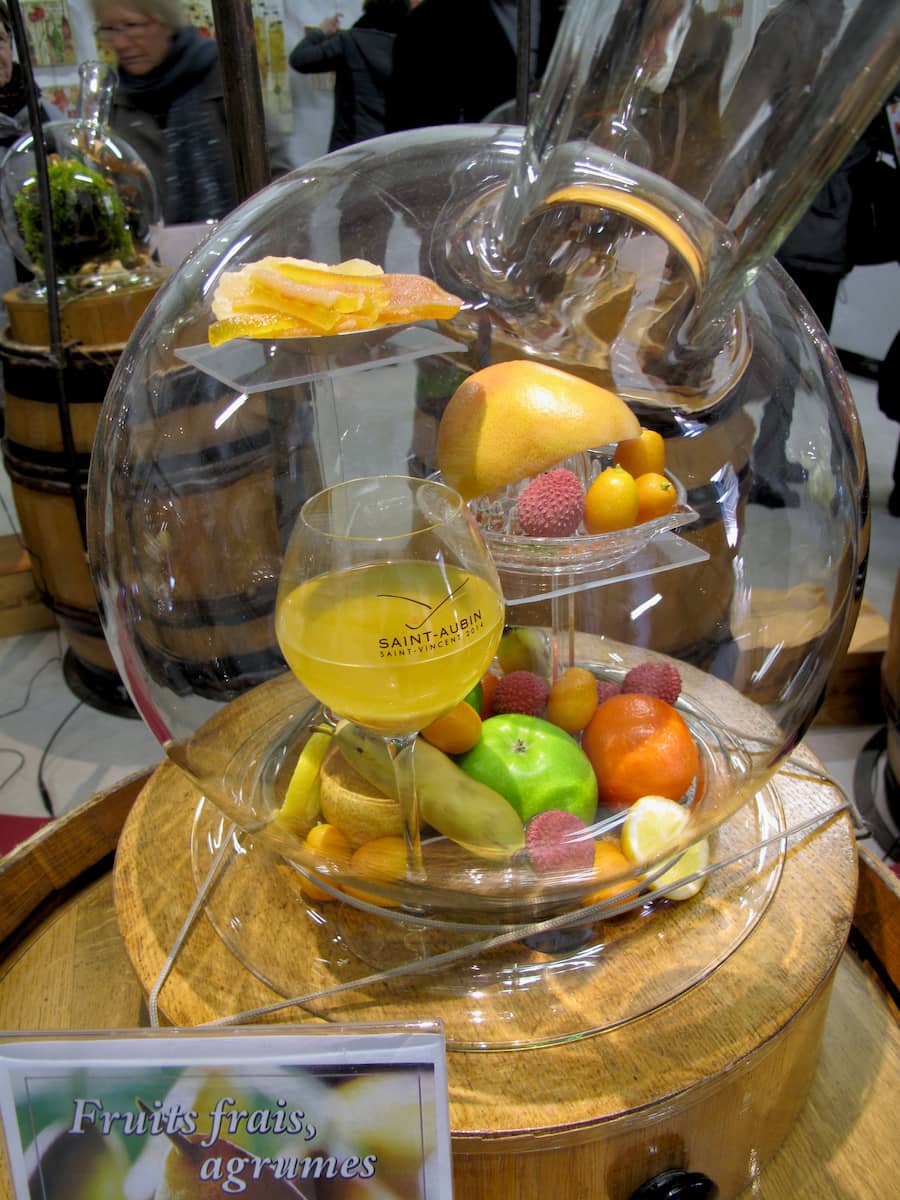 carafe with fresh fruits and citrus 