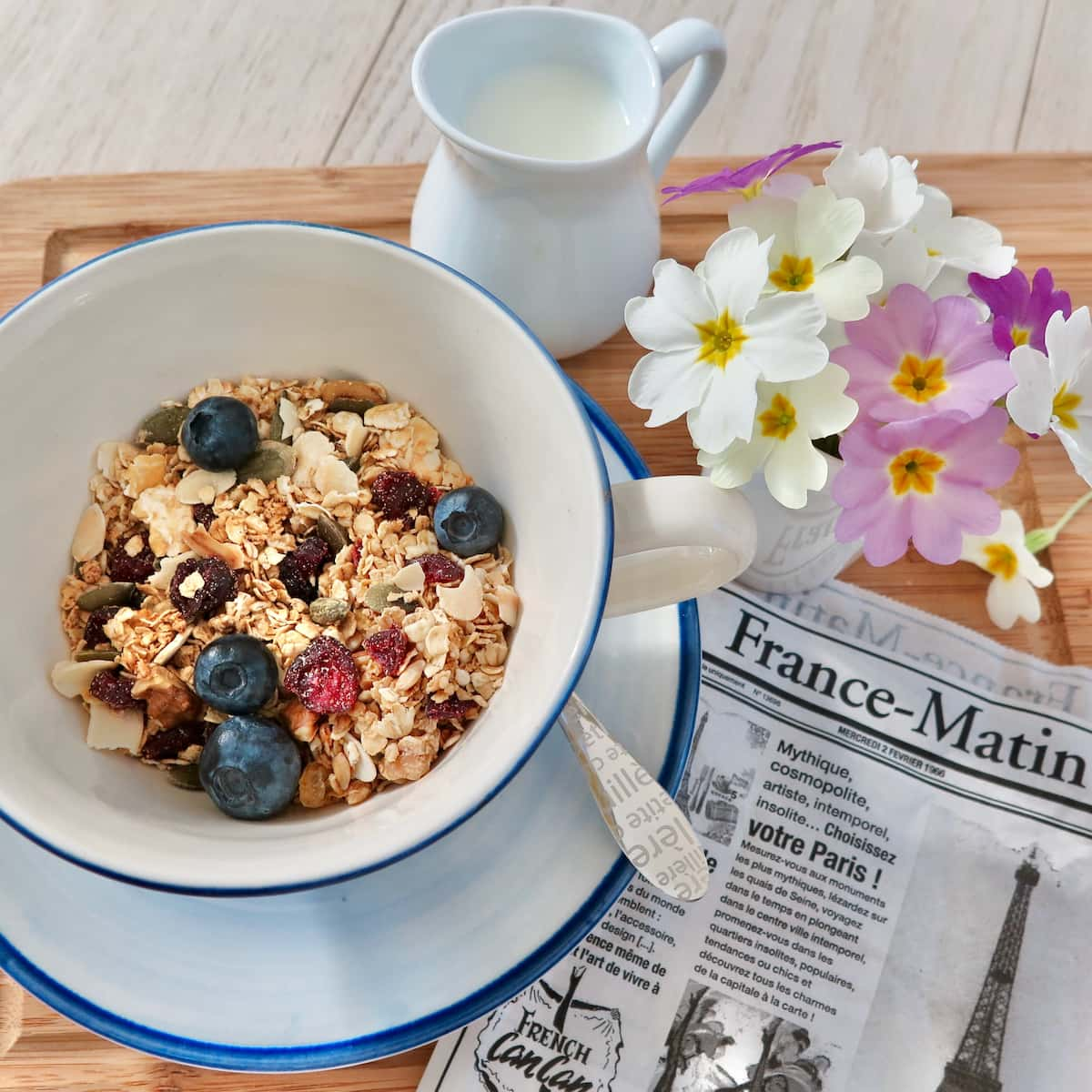 cup of maple granola