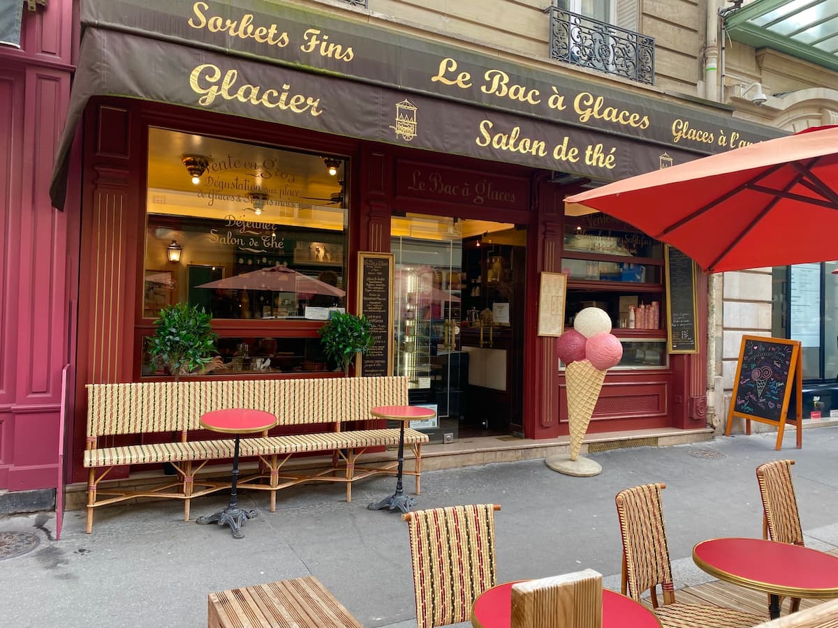 shopfront Paris ice cream