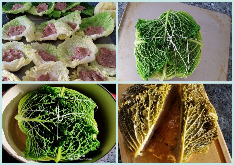 choux farci or French stuffed Cabbage recipe
