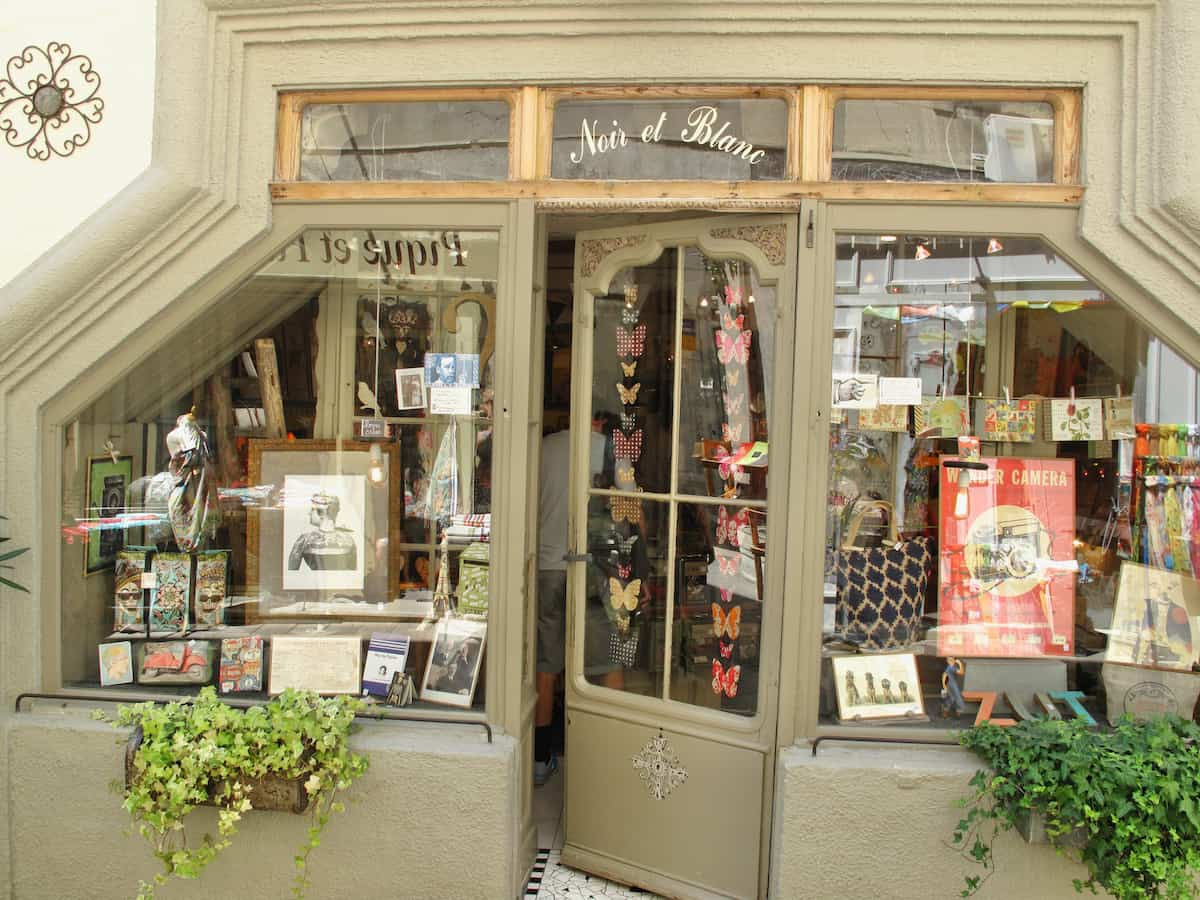 shop front in Provence