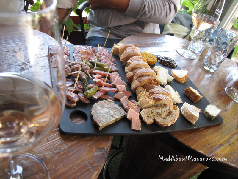 ham and cheese platter in Provence