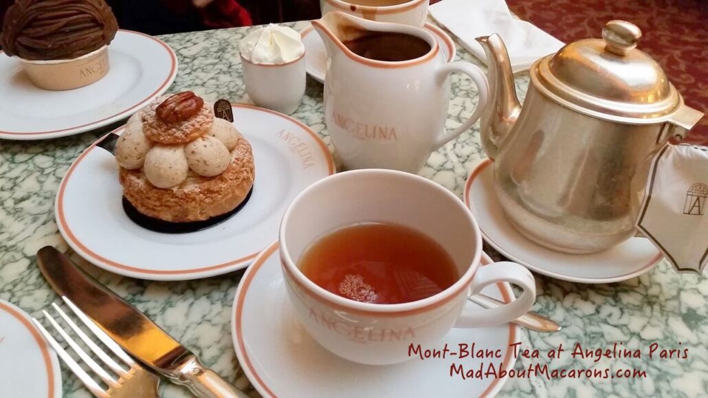 Mont-Blanc black tea from Angelina Paris