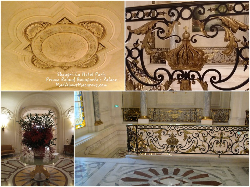 Shangri-La Paris Hotel original marble from Prince Roland Bonaparte's Palace