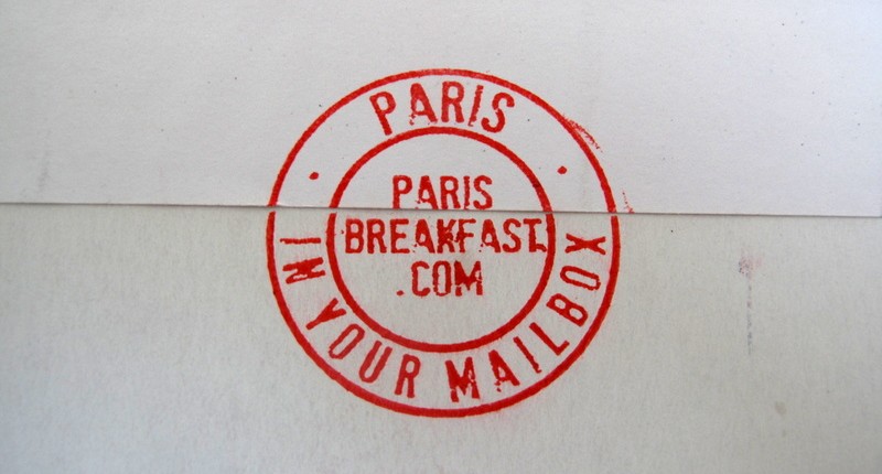 Paris Breakfasts in your mailbox