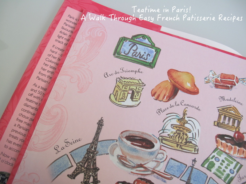 Teatime in Paris endpapers map watercolour by Carol Gillott