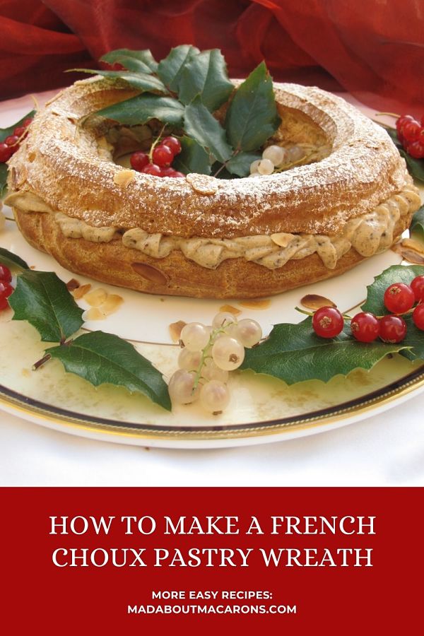 How to make a Choux pastry Christmas Wreath