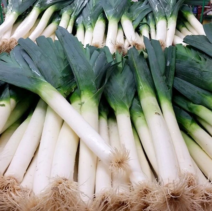 French leeks from the Parisian farmers market