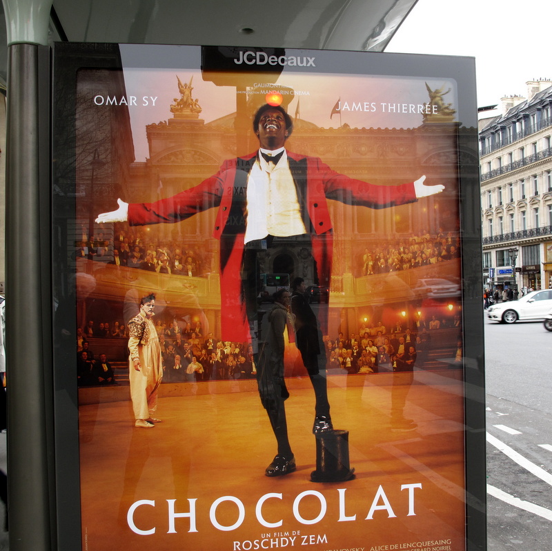 Chocolat French film Paris advert