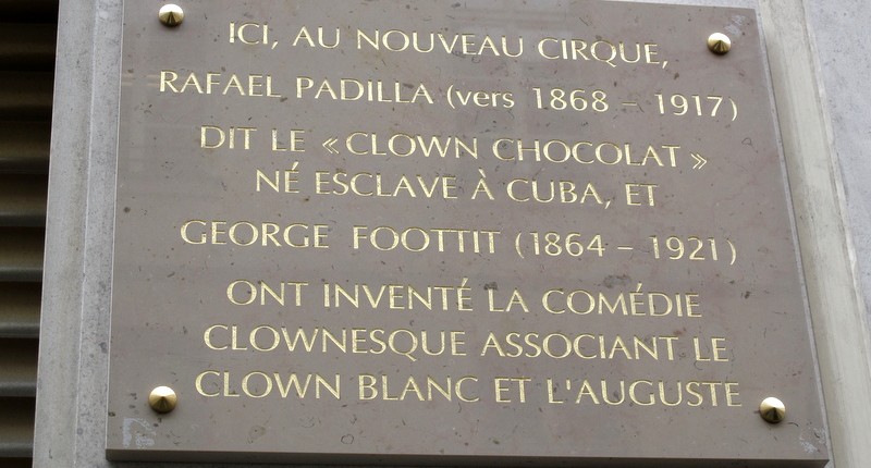 Mandarin Oriental Paris plaque Foottit et Chocolat Paris clowns