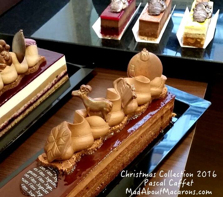 Pascal Caffet's new festive pastry collection: buches de noel