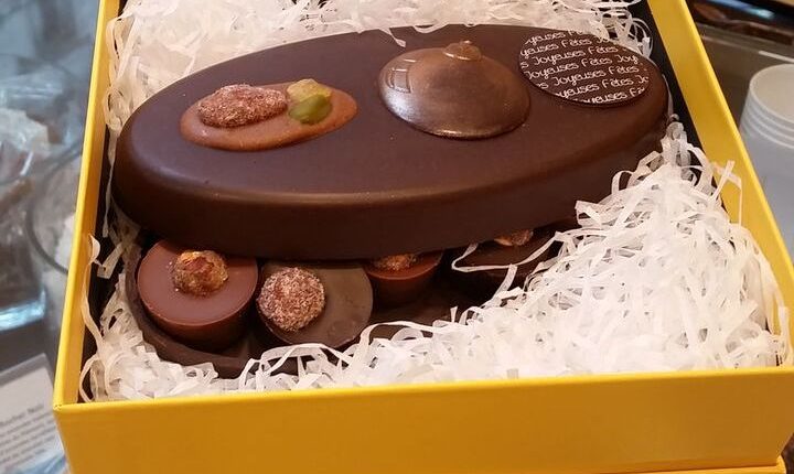 Pascal Caffet's new festive pastry collection - chocolate pralines