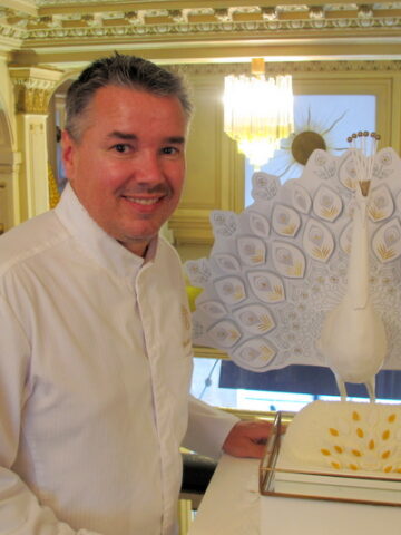 christophe Appert, Head Pastry Chef Angelina new yule log