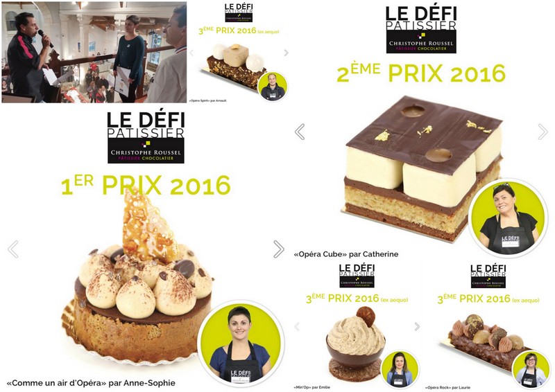 Christophe Roussel Pastry Competition winners