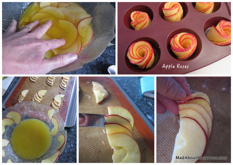 how to make apple roses without pastry