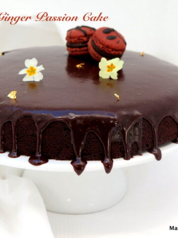 chocolate ginger passion cake