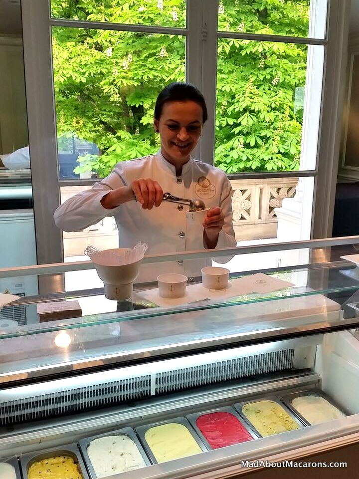 Italian ice cream in Paris