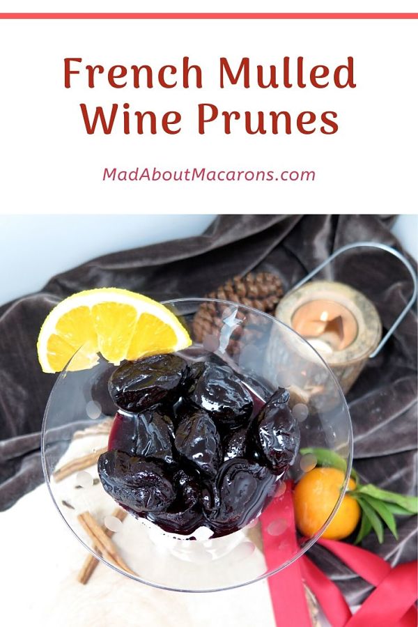 French Mulled Wine Prunes