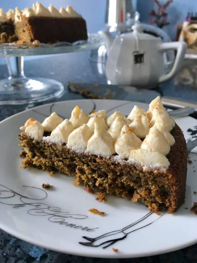 Purple Carrot Cake (Reduced Sugar)