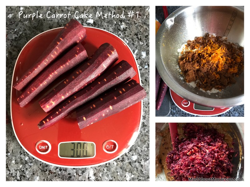 Purple Carrot Cake method