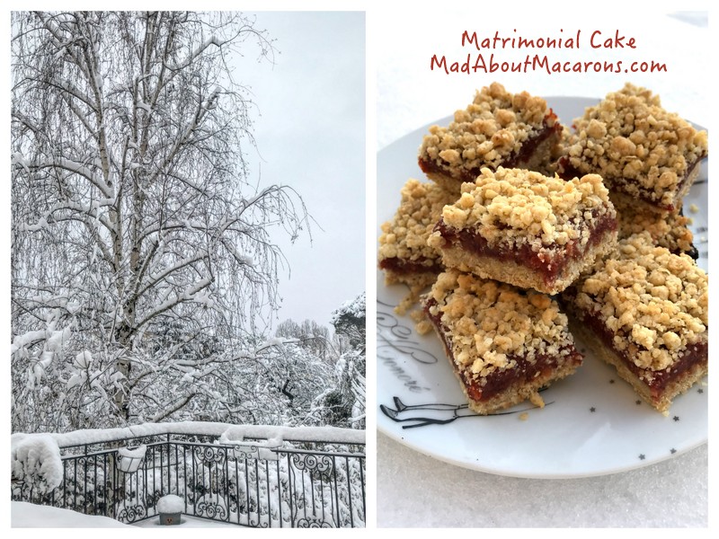 matrimonial Cake in the snow