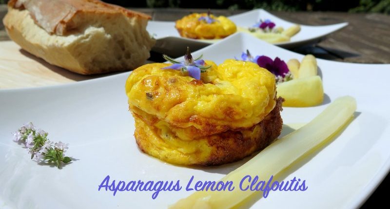 Lemon Asparagus Clafoutis