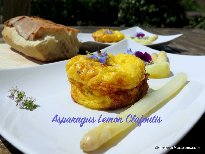 Lemon Asparagus Clafoutis