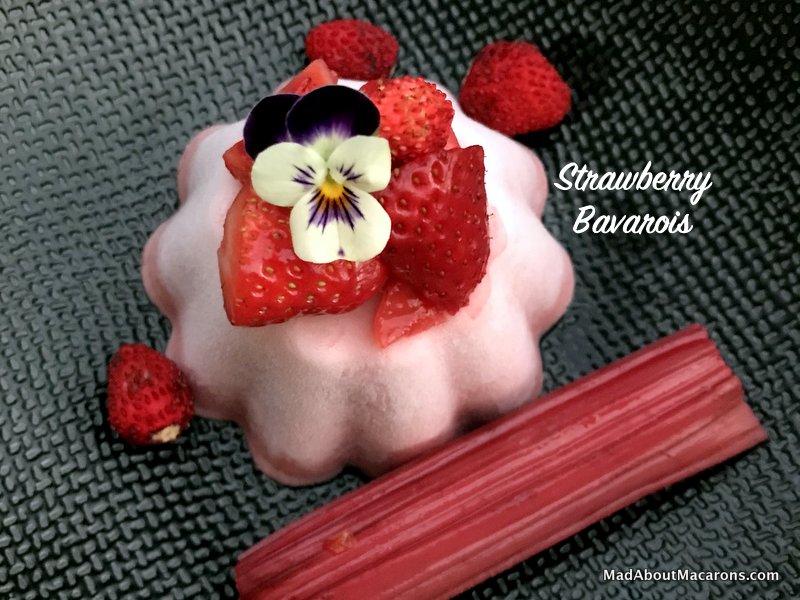strawberry bavarois no-bake recipe