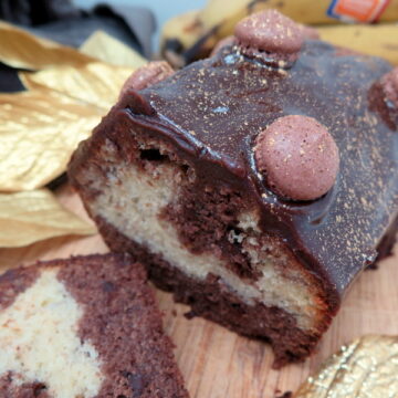 Chocolate Banana Marble Cake