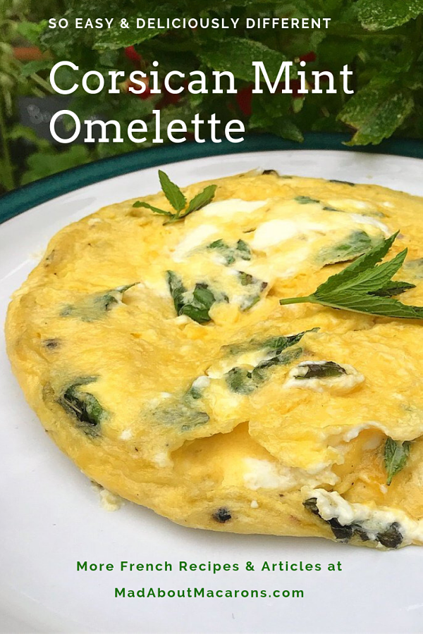 Corsican French mint omelette