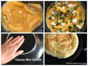 Corsican Mint Omelette recipe - step by step