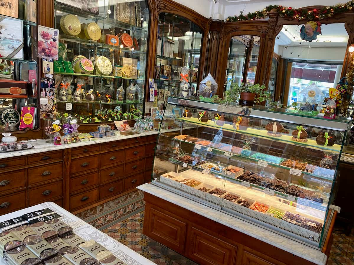 inside one of Paris's most famous chocolate shops