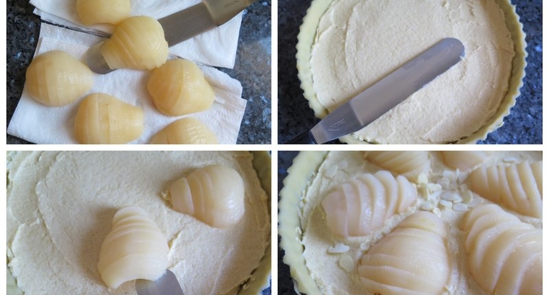 Bourdaloue Pear Tart Step by Step