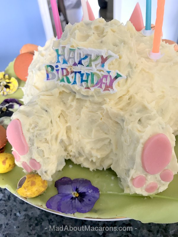 Chocolate Easter Bunny Birthday Cake