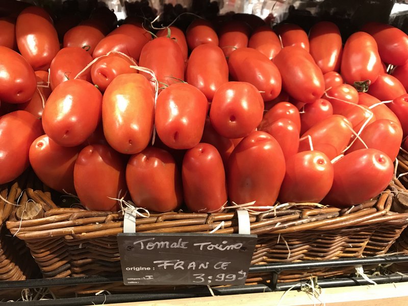 Torino Tomatoes at the French market