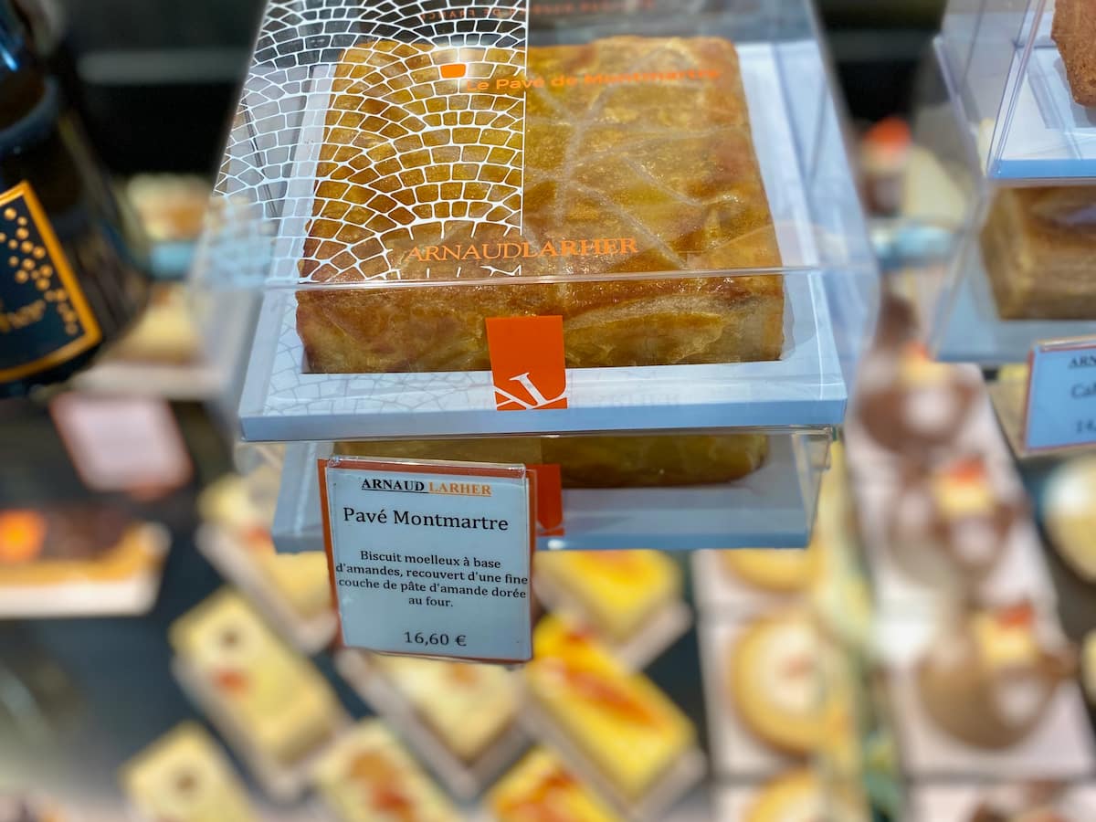 speciality square cake in Montmartre