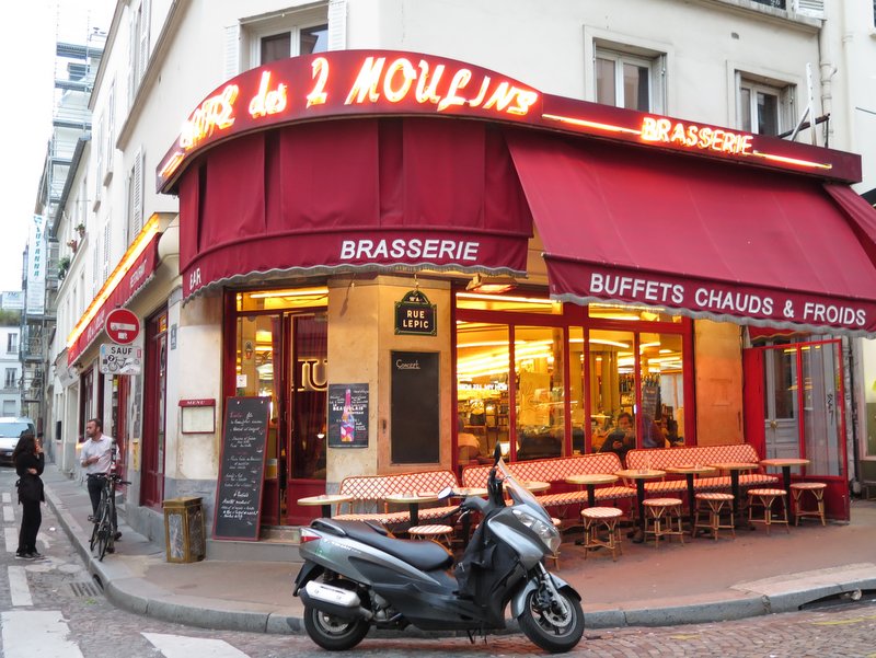 Montmartre chocolate pastry walk Amelie brasserie