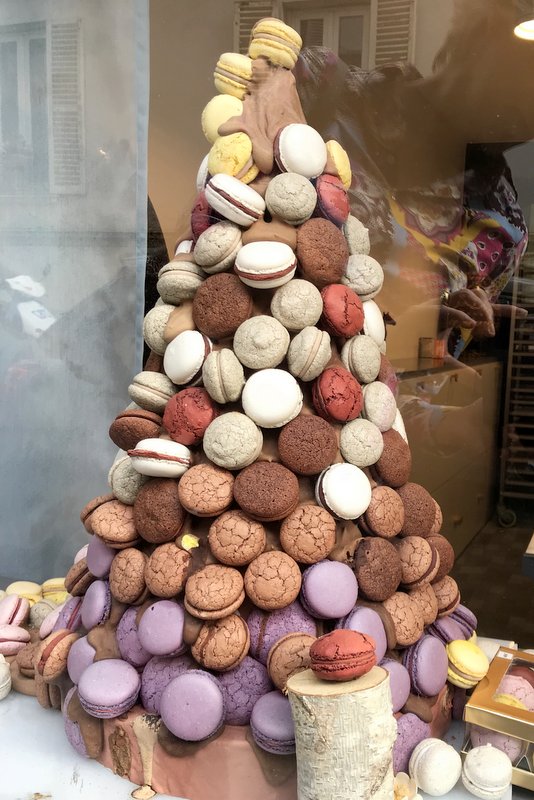 Montmartre chocolate pastry walk macaron tower 