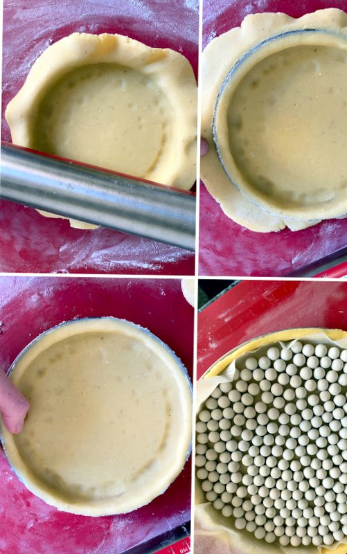 4 steps in preparing the basic tart pastry dough