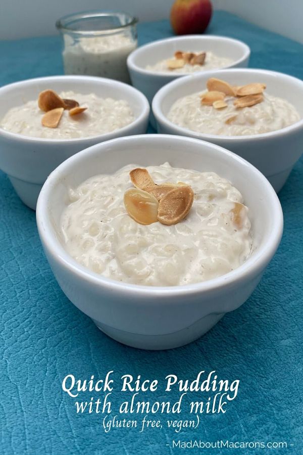 Quick Almond Milk Rice Pudding