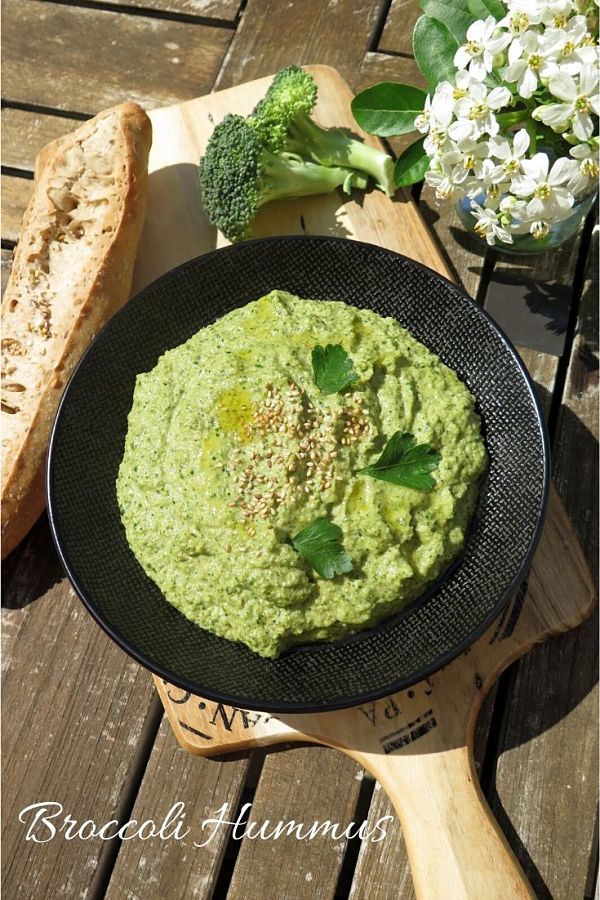 Broccoli Humous a quick and healthy spread or dip