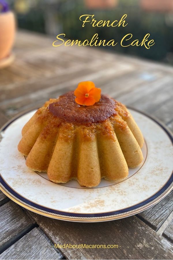 French Semolina Pudding Cake