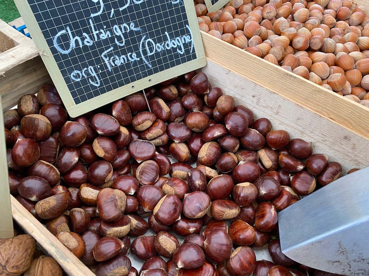 box of chestnuts