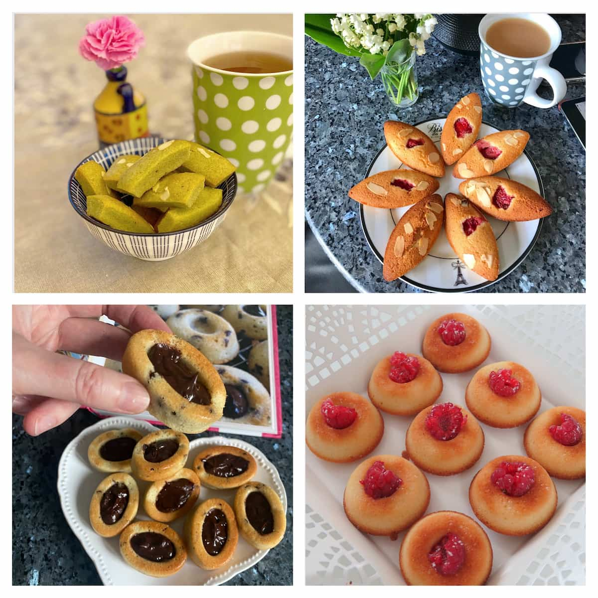 different shapes and flavours for the same cake dough