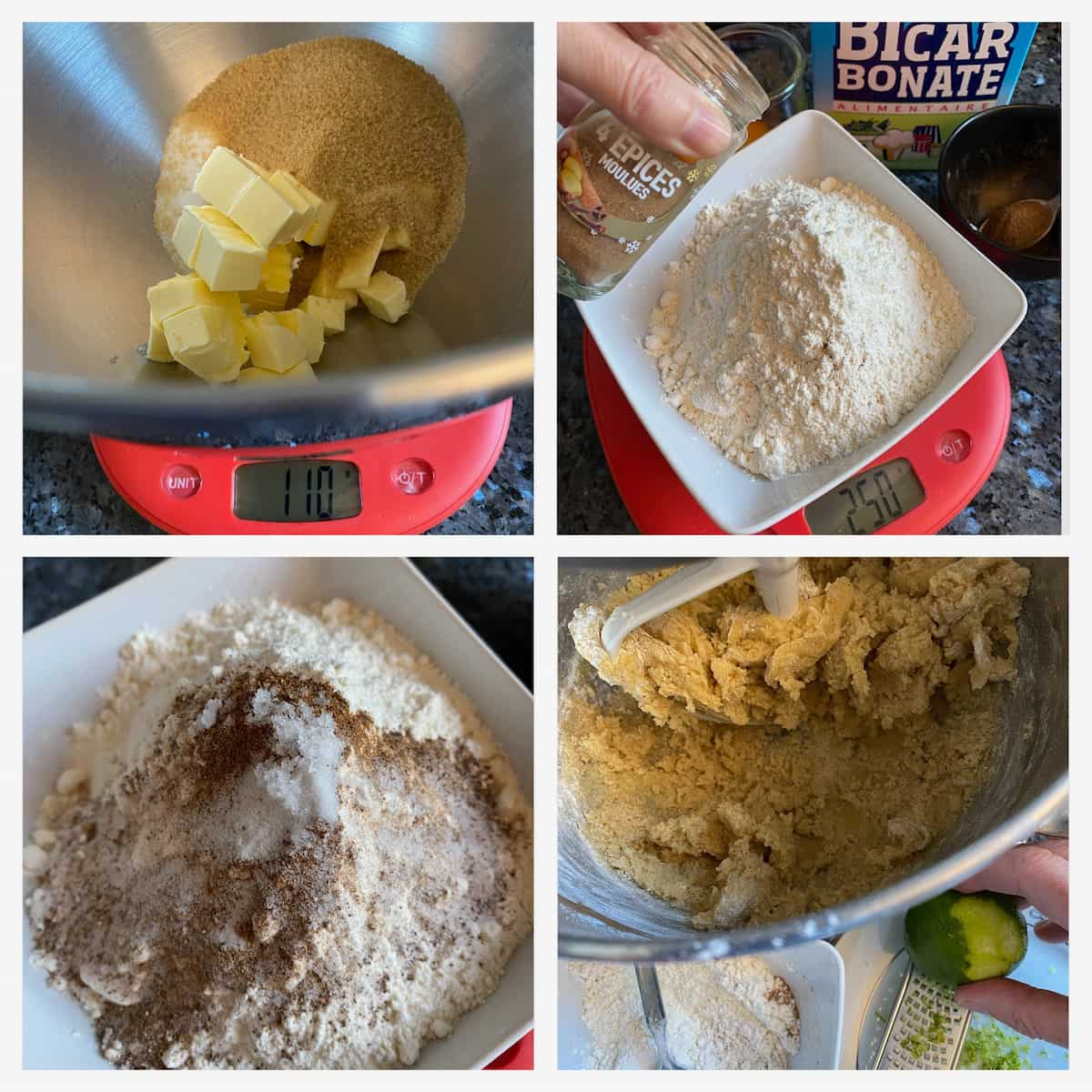 step by step pictures to make gingerbread cookie dough