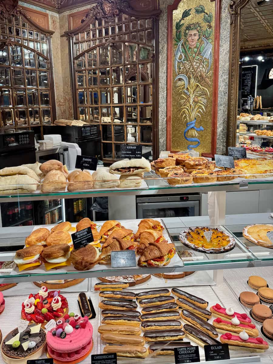 old-fashioned bakery near the Eiffel Tower, Paris